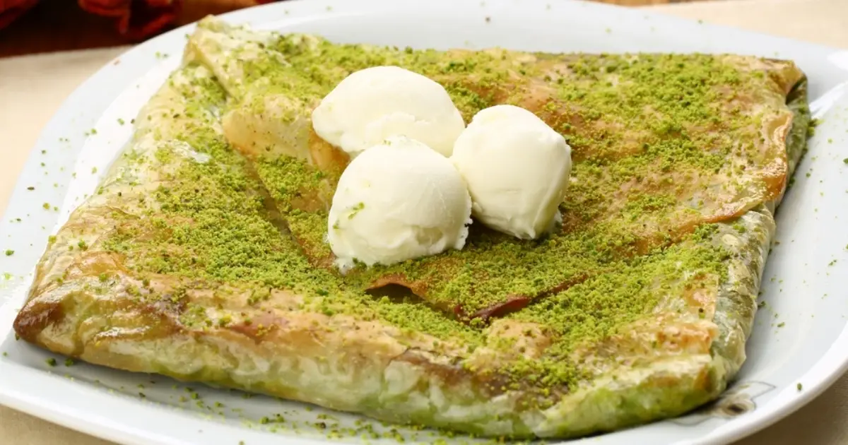 Gaziantep katmer tatlısı